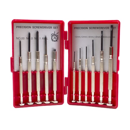 Excel Blades Mini Tool Set with Screwdrivers Needlepoint and Magnet, 11pcs. 6pk 55696